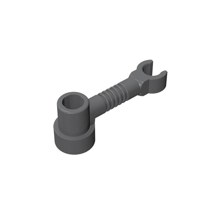 

10pcs Building Blocks 4735 Bar 1x3 Including Clip Stud Receptacle ( Robot Arm ) Fitting Including Learning Tech Parts Playthings 10PCS темно серый