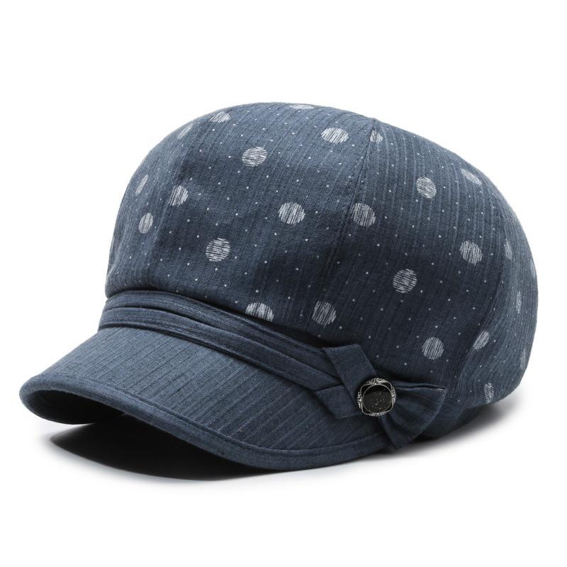 

Middle-aged and elderly women s new spring and autumn fashionable casual mother s hat thin octagonal hat sun protection mother-in-law hat
