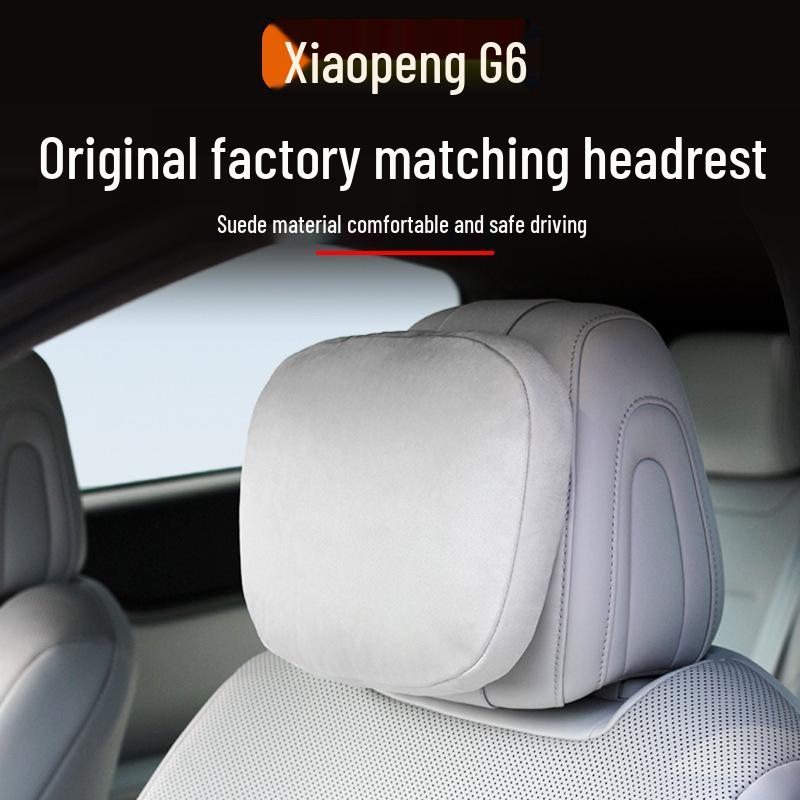 Xiaopeng G6 Headrest & Lumbar Support: Comfortable Neck Pillow & Car Interior Accessory