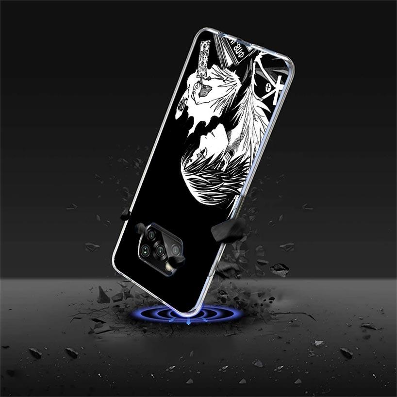 Black White HXH X Hunter Case Phone Cover for Xiaomi Poco X3 Nfc X5 X6 X7 X4 Gt F7 Ultra F6 F5 Pro F4 F3 M5S M4 M6 M3 Trend Fund