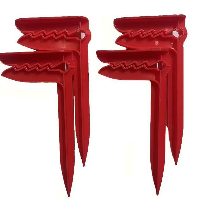 Windproof Beach Towel & Picnic Blanket Clip Set
