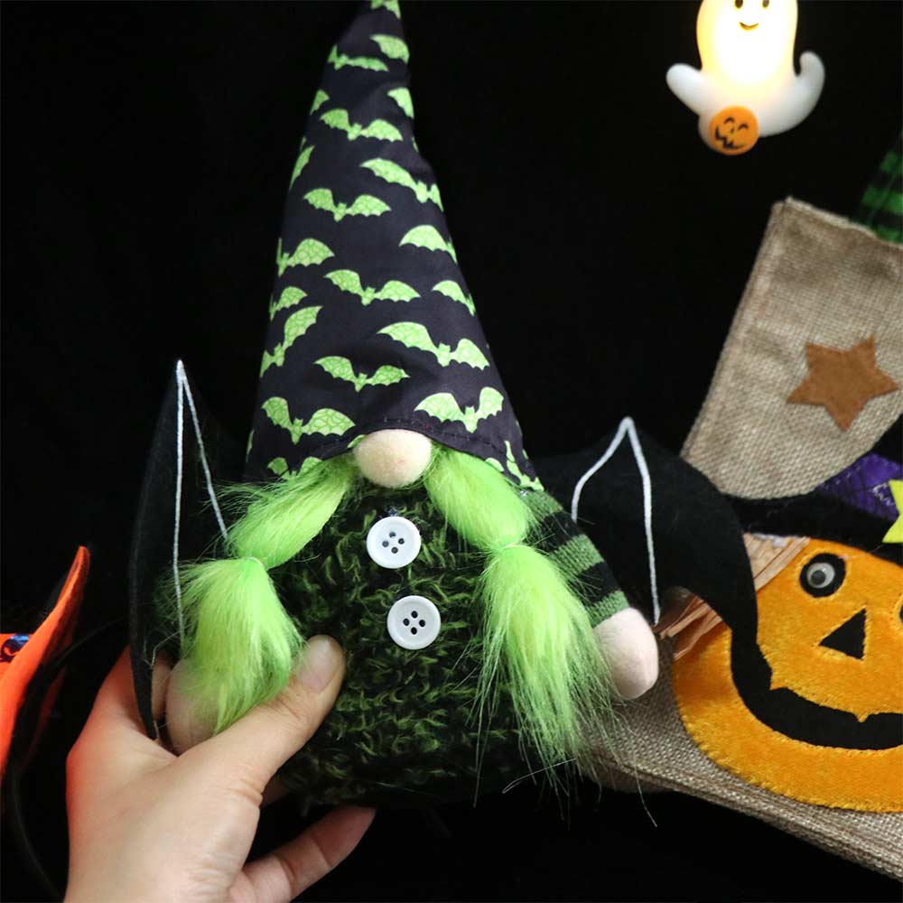Cartoon Faceless Doll Soft Plush Table Ornament Portable Halloween Gnomes Doll  Kids Gift