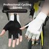 1Pair Breathable Cycling Bike Gloves Shock Absorption Bicycle Gloves  Outdoor Sports