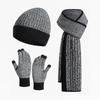 Ensemble Chapeau et Gants Chauds en Velours Unisexe - Automne/Hiver 2025