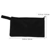 3Pcs Black Oxford Cloth Tool Bag Waterproof Heavy Duty Large Capacity Tools Pouch Zipper Closure Portable Toolkit for Daily Use