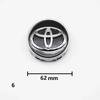 57mm 62mm 4pcs Wheel Rim Center Hub Cap Logo Badge Emblem Fit Toyota Rav4 CHR Corolla Camry Yaris Auris Verso Avalon Car Replace