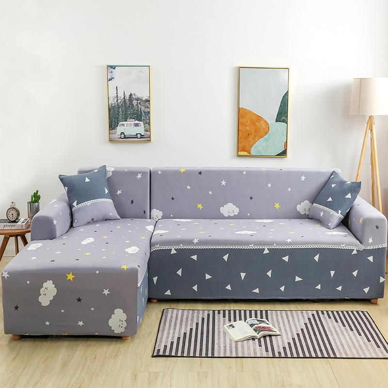 Elastic All-Inclusive Non-Slip Sofa Cover Sofa Slipcover Solid Color