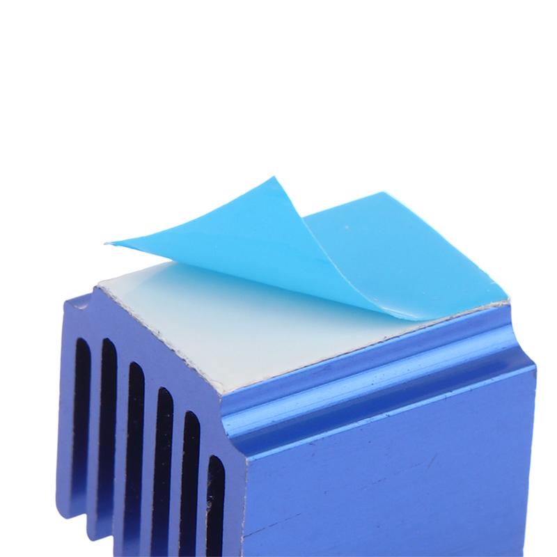 4Pcs 3D Printer Parts Blue Stepper Motor Driver Module Heat Sinks With Glue Cooling Block Heatsink For A4988 Drive