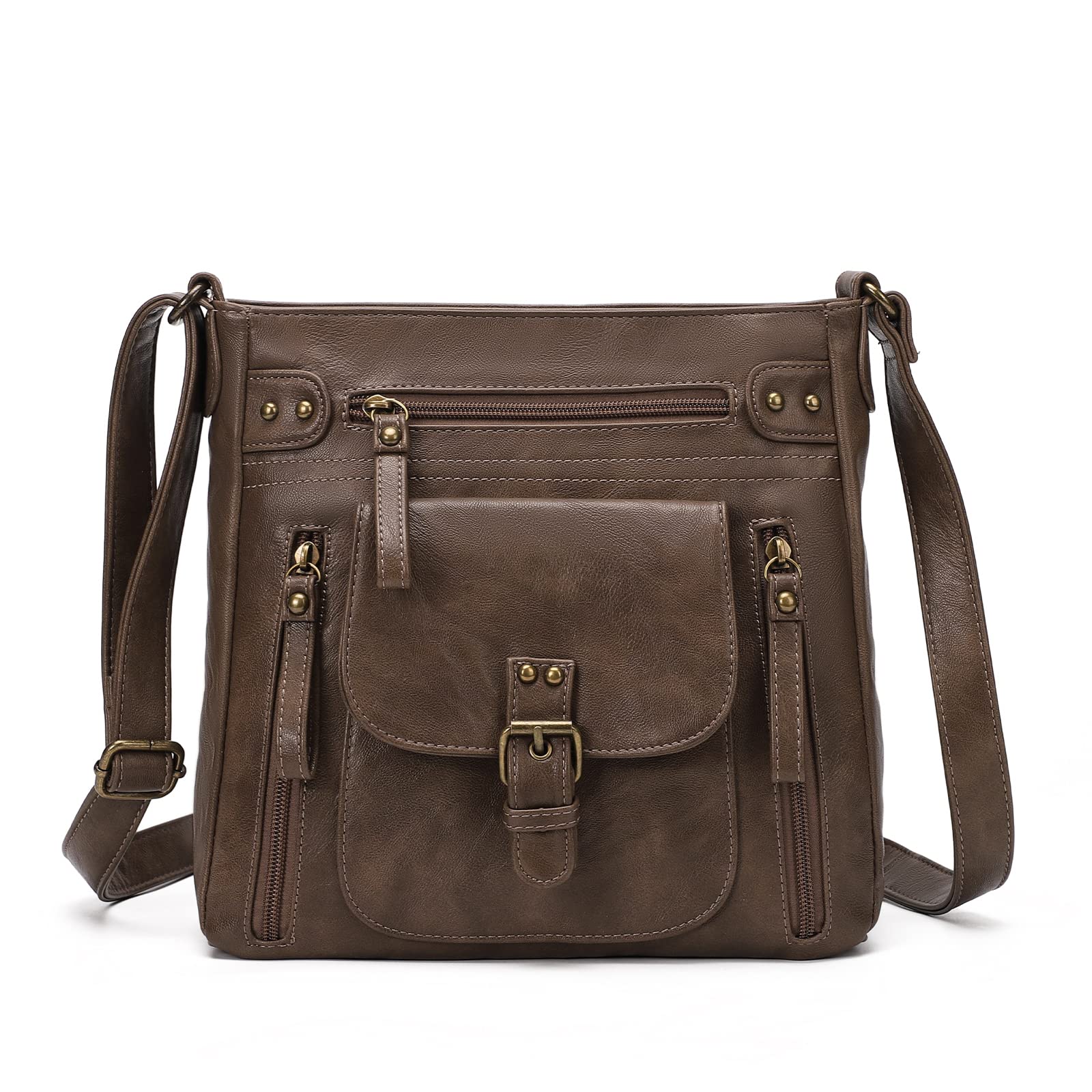 

Shoulder Large PU Crossbody Soft Multiple Simple and Stylish [KL928] Women s Bag, Capacity, One-Shoulder, Leather, Bag, Handbag, Material, Pockets,