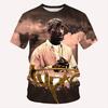 Summer Fashion Trend Hip-hop Cool 3D Printed Personalized T-shirt for Men's Casual and Comfortable Short Sleeved T-shirt