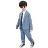 Spring/Autumn Korean Style Boys' Two-Piece Suit: Handsome Flower Boy Formal Wear