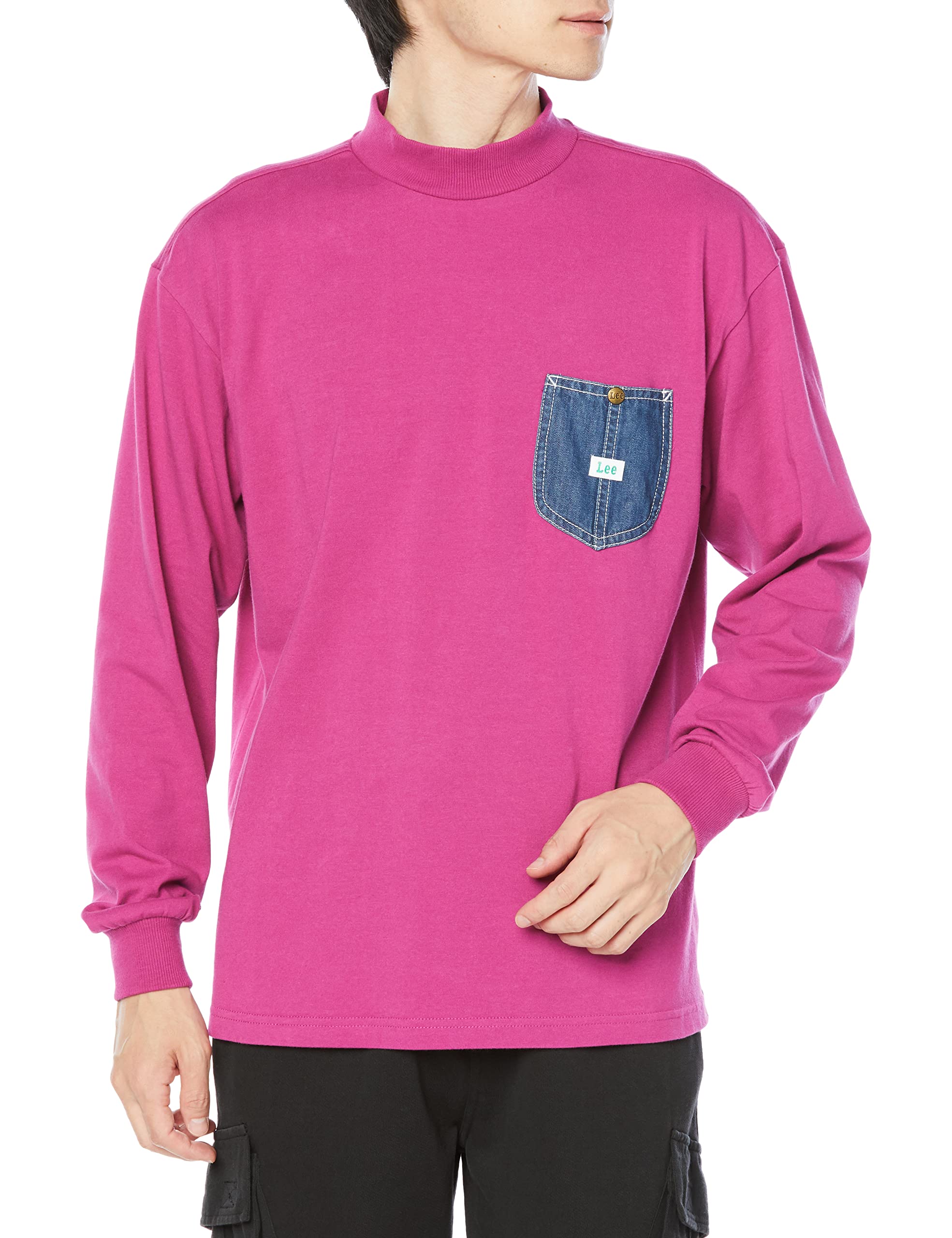 

Lee PLAY MOCKNECK TEE WINE M L/S Men s винный
