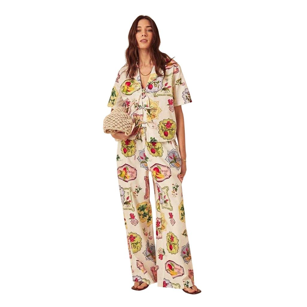Nobody´s Child Womens/Ladies Shona Graphic Print Wide Leg Palazzo Trousers