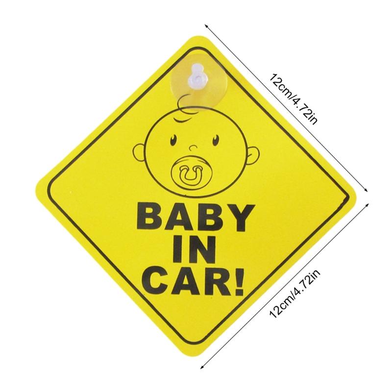 Baby On Boards Car Stickers Waterproof Baby On Boards Decal not  Magnetic Baby Sign Car Decal for Maximums Road Safety
