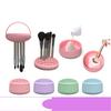 3 in 1 Silicone Makeup Brush Cleaner Convenient and Portable to Cleaning Your Brushes for Women Girls