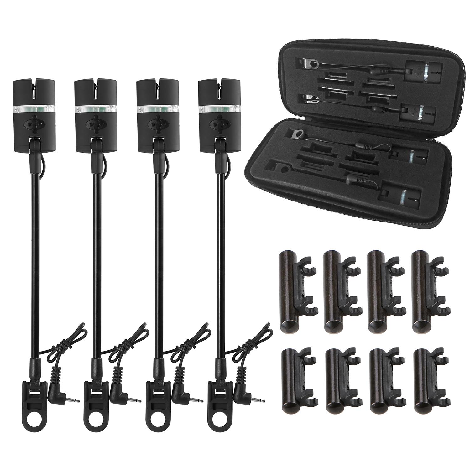 Набор свингеров для рыбалки, Свингер для ловли карпа, Индикатор поклевки, Цифровой рыболовный сигнализатор, Светодиодный индикатор поклевки, Подсвечиваемый свингер, Рыболовные снасти