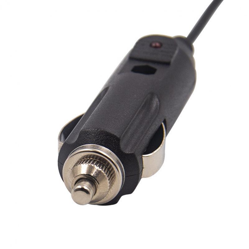Dc 5.5*2.1Mm Male To Car Charger Female Adapter Cable - 12V24V Full Copper High Power Cigarette Lighter Wire Spring Connector