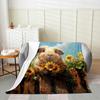 Stars Print Throw Blanket Cute Star Pattern Soft Breathable Fleece Blanket Watercolor Geometric Fuzzy Blanket for Sofa Bed Couch