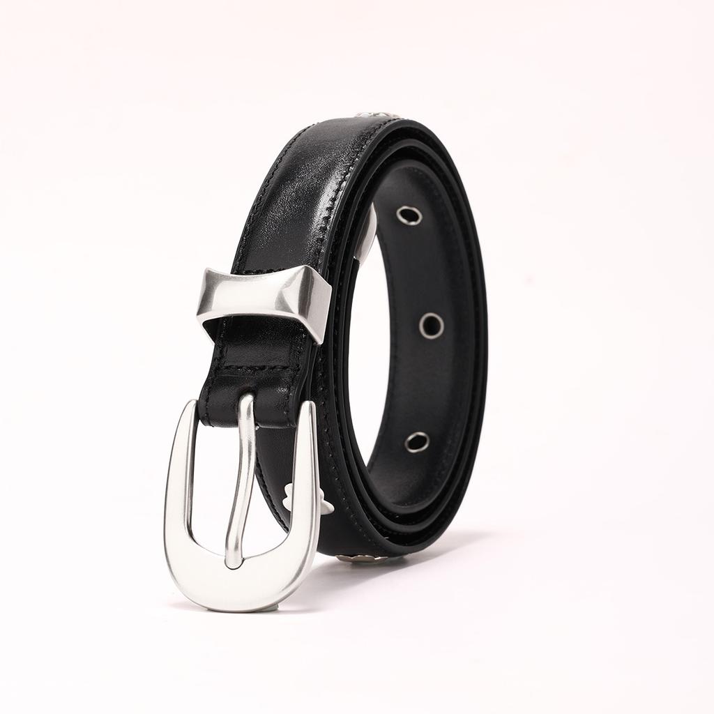 New Retro High-End First-Layer Women'S Belt Personalized Trend Belt Women'S Fashion Versatile Casual Pants Belt New