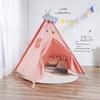 Portable Indian Children's Tent for Kids Cotton Carva Tipi Teepee Kids Tent Children's House Indoor Playhouse 1.1/1.35/1.6/1.8M