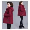 Middle-aged Women's Winter Down Cotton Jacket Plus Fat Plus Size Fashion Women's Autumn Short Top
