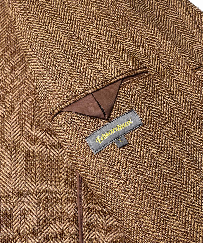 Edwardmax Herringbone Linen Cotton Sports Summer Jacket