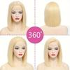 Perucă Bob Scurt Perucă cu Dantelă în Partea din Față, Cap Bobo Scurt Feminin, Păr Sintetic Complet Elegant Natural