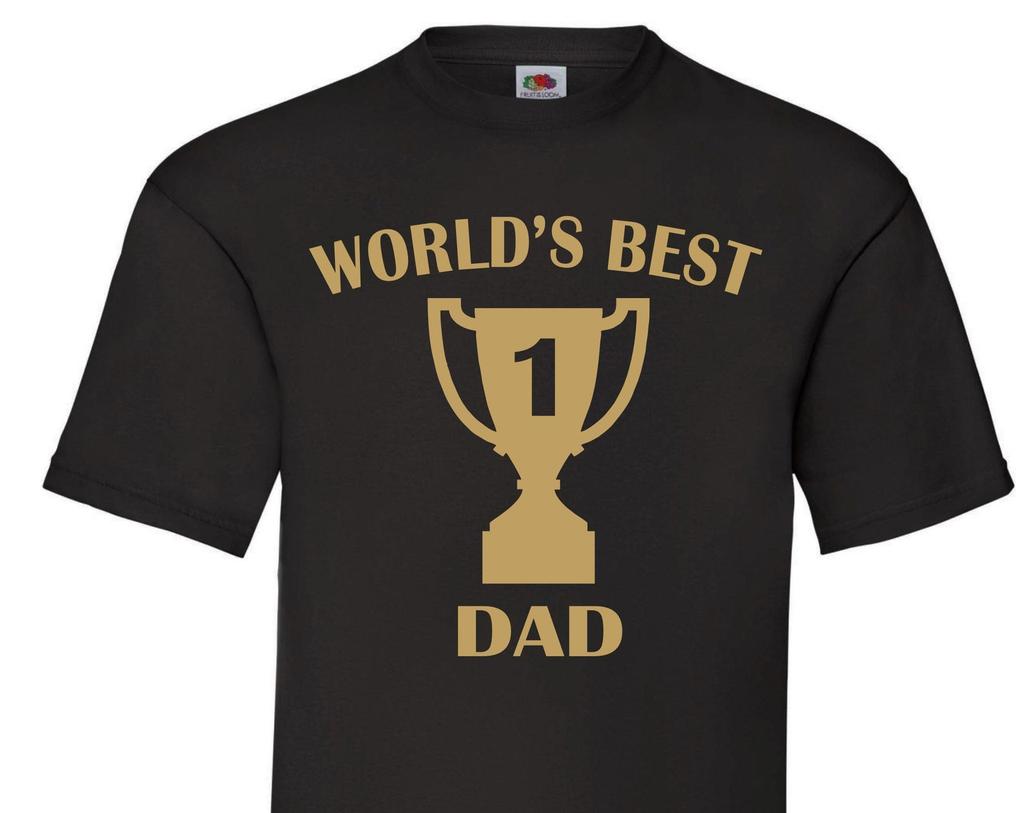 World's Dad Trophy T-Shirt | Funny Father's Day Gift
