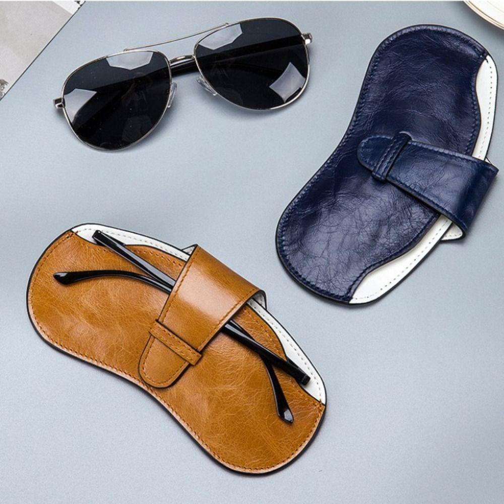 

Solid Color Glasses Bag Lightweight Sunglasses Box Fashion Glasses Case Women