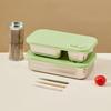 304 Stainless Steel Lunch Box Stackable with Lid Fresh-Keeping Lunch Box Reusable Durable Large Capacity Lunch Box Travel Use