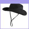 Summer Wide Brim Sun Hat For Men Women Outdoor Fishing Hiking With Breathable Polyester Fabric