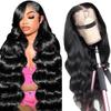 180% Density 13x4 Lace Frontal Human Hair Wig Body Wave Wholesale Unprocessed Raw Glueless Lace Front Human Wigs Human Hair