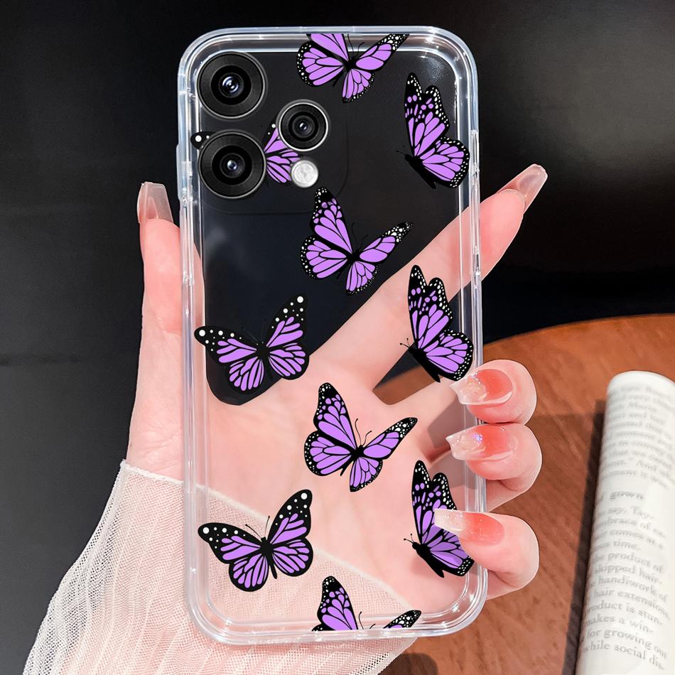 

Case For Oppo Reno 15 Pro Mini 15C 15F Trendy Phone Back Cover Soft Untra Thin Transparent Silicone Anti Drop Funda For Reno15 Reno 15 (Global)&Transparent