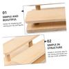 LEDMOMO Multi-Purpose Wooden Display Stand, Tiered, for Collectibles, Figures, Jewelry, Toy Models, and Cake Stands