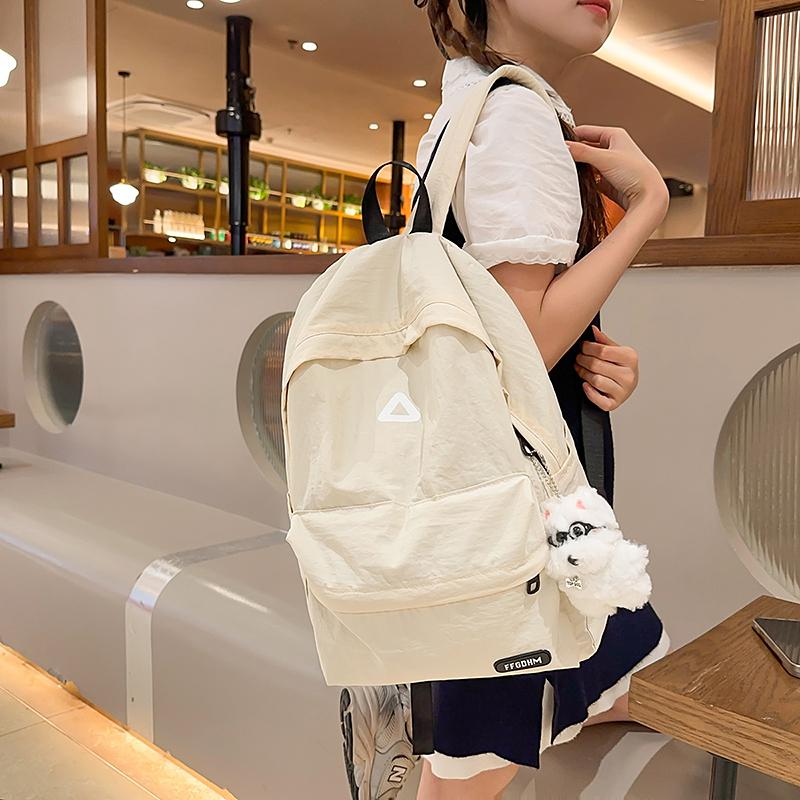 Junior High School Students Lightweight Schoolbag Women's Large Capacity Backpack