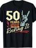 NEW POPULAR! 50th Birthday Funny 'n'Roll Birthday 50 Years Tee T Shirt S 3XLYout