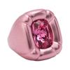 Inele din Aluminiu cu Cristal Design Original Inele Femei Roz 5609723