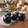 Realistic Simulation Black Pear Handicrafts Fake Fruit Models  Garden Decoration