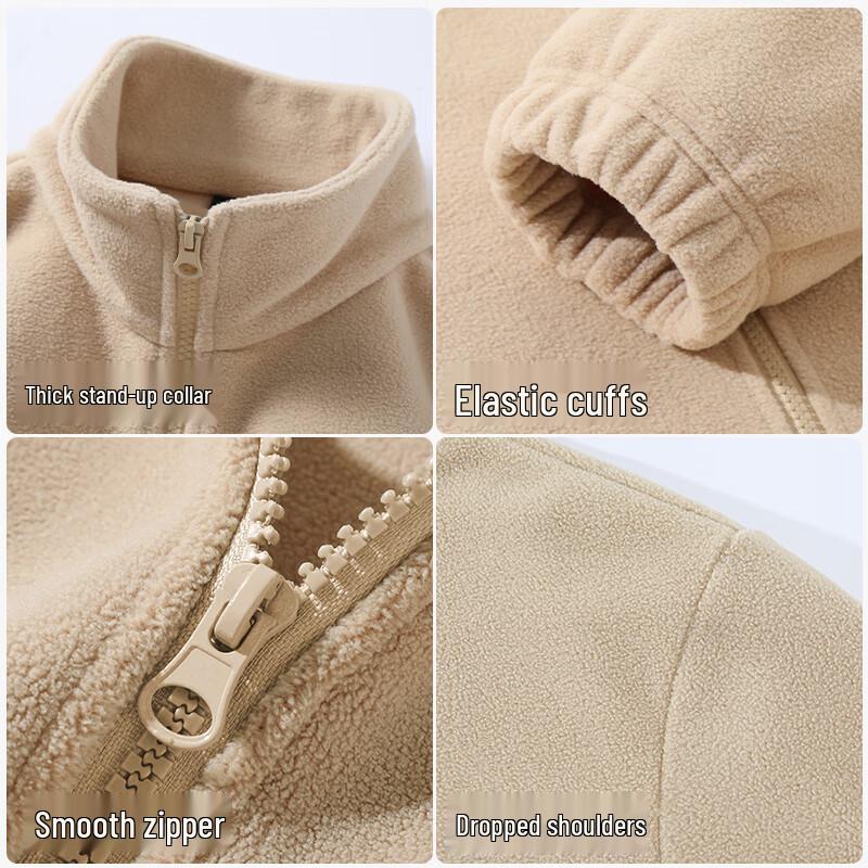 JEANSWEST LIFE Men's Double-Sided Fleece Jacket