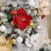 1Pcs Artificial Flowers 20CM Fake Flowers Christmas Tree Decoration for Home Decor DIY Crafts Gifts Garland Ornament Accessories