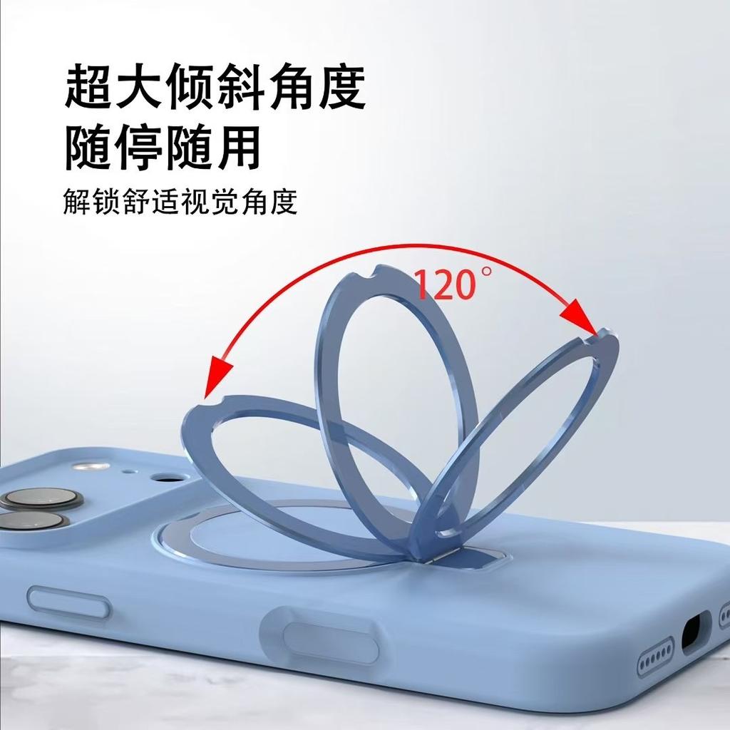 For iPhone 17 Pro Max 17Air Case Protective Liquid Silicone Magsafe Phone Holder Hand Feel Mobile Phone Cover
