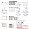 Beige Heavy Duty Sun Shade Sail Rectangle Triangle Canopy Cloth Waterproof Awning UV Resistant Carport Patio Outdoor Sunscreen