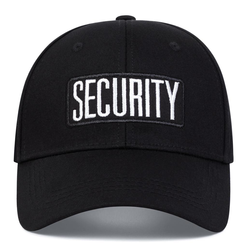 Czapka baseballowa z haftem SECURITY Patch męska Wild Casual czapki dla kobiet wiosna jesień słońce hip hop czapka trucker
