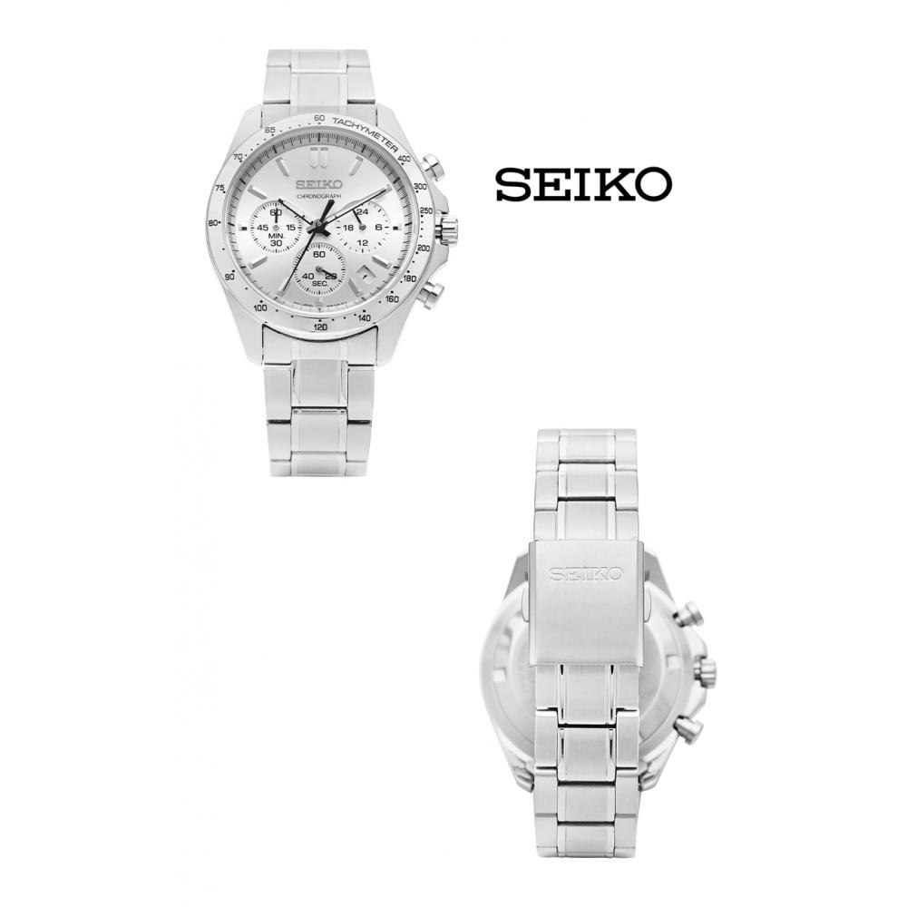 Seiko Sbtr009 Spirit Chronograf Tachymetr Pánské Kovové Hodinky