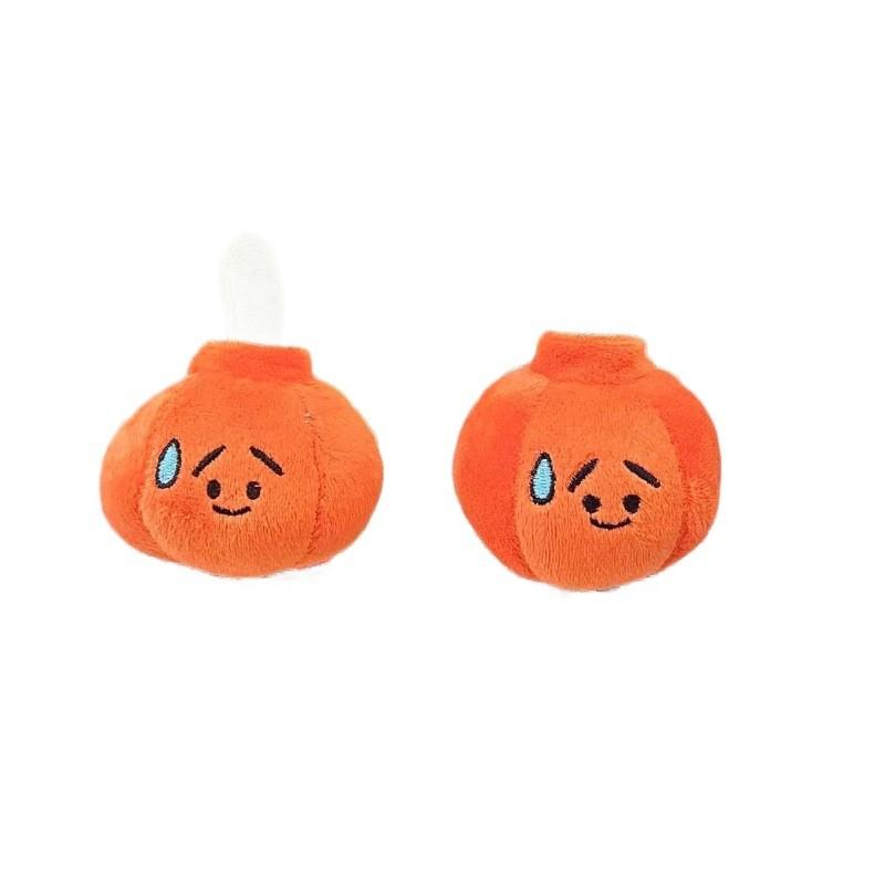 Quirky And Fun Pumpkin Plush Keychain With Creative Sweat Droplet Expressions Accessories For