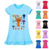 Girls Short-sleeved Pajamas Home Clothes Nightdress Flying Skirt