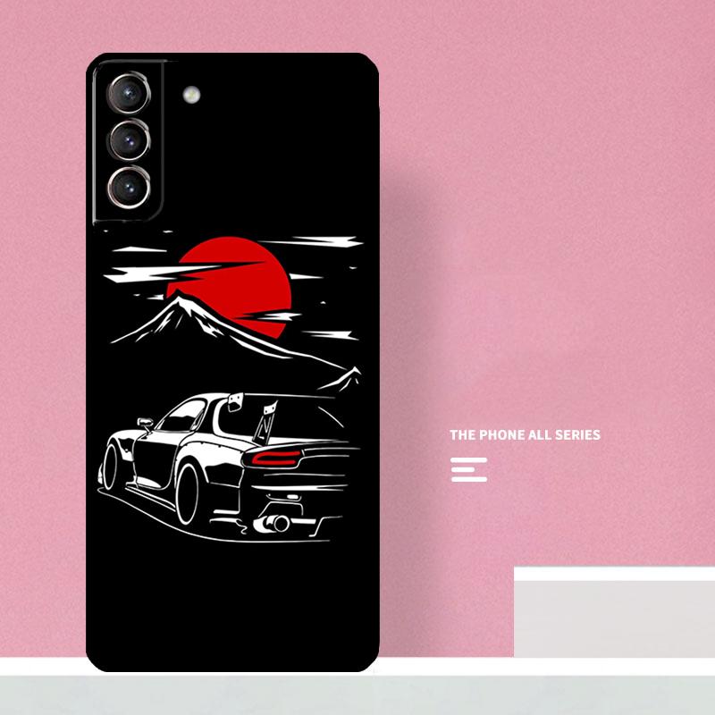 Japan JDM Sports Cars Male Men Phone Case For Samsung Galaxy S26 S25 S24 S20 S21 S22 S23 Ultra S10 Plus S25 FE Cover Coque