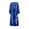 Women's Fashion Casual Bohemian Style V-Neck Long Sleeve Long Dresses Dresses