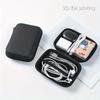 Coin Purse Portable Small Storage Case Zipper Carrying Pouch Box for Earphone Headphone Date Cable Organizer Rectangular Coin Pouch Key Storage Bag