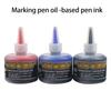 Oil Marking Pen Ink Dry Pens Refill Inks Handwriting Drawing Stationery Writing Tool Accessory School Office Supply